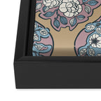 Antique Floral Beauty Framed Canvas Print Gallery Image 3