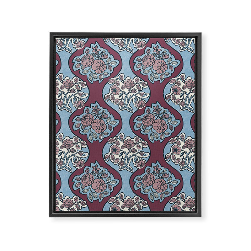 Antique Floral Beauty PB Framed Canvas Print Gallery Image 8
