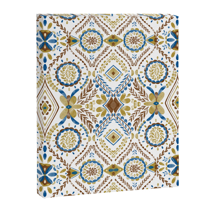Artisan Tile Essence Flowery Canvas Print Gallery Image 1