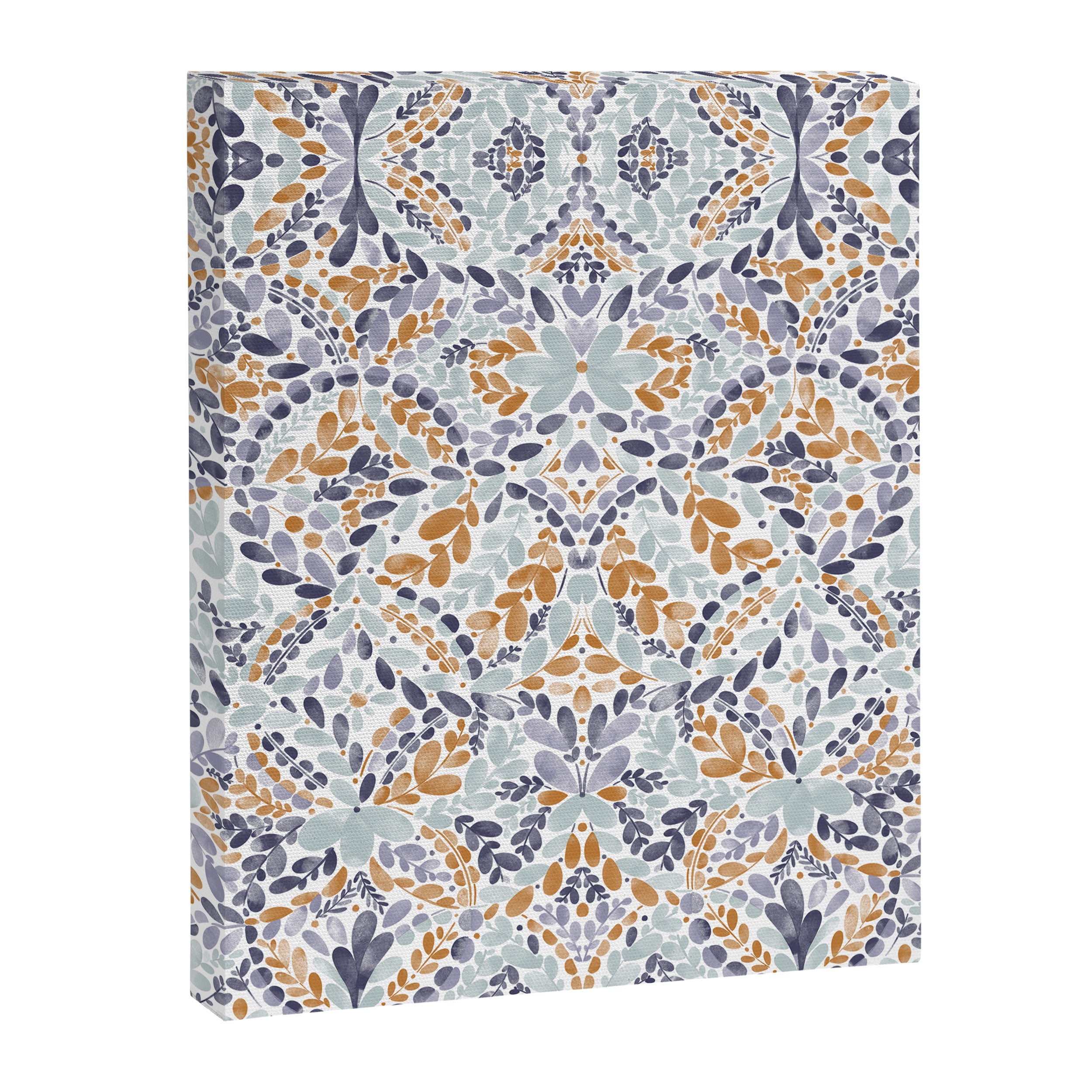 Artistic Floral Motif Medley Canvas Print Gallery Image 8
