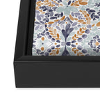 Artistic Floral Motif Medley Framed Canvas Print Gallery Image 3