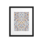 Artistic Floral Motif Medley Framed Art Print Gallery Image 6