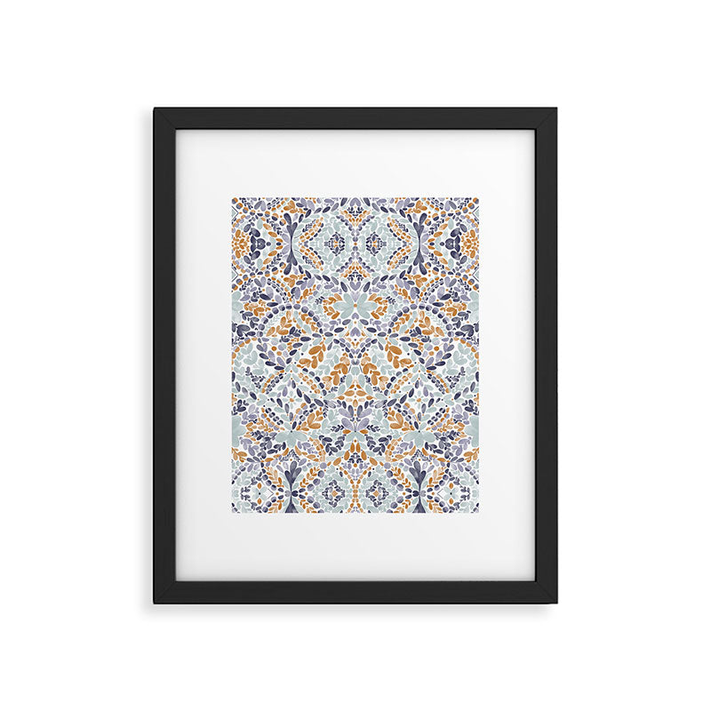 Artistic Floral Motif Medley Framed Art Print Gallery Image 6