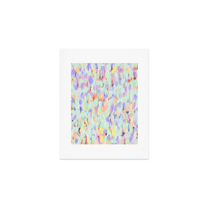 Artistic summer brushstrokes AS Art Print Gallery Image 1