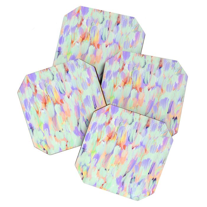 Artistic summer brushstrokes AS Coaster Gallery Image 1