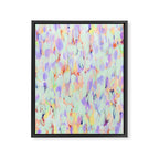 Artistic summer brushstrokes AS Framed Canvas Print Gallery Image 8