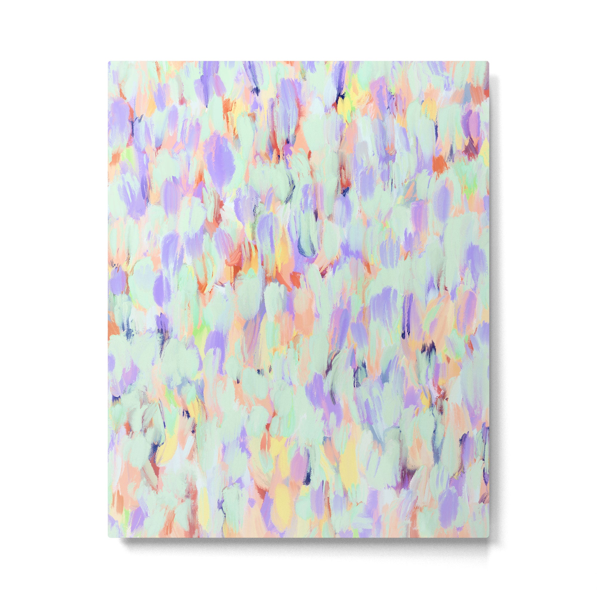 Artistic summer brushstrokes AS Metal Print Gallery Image 6