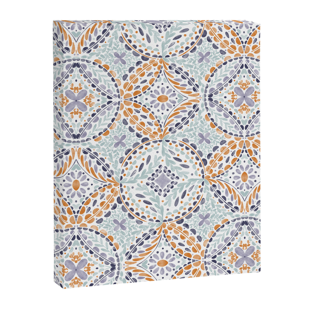 Artsy Leaf Symphony Canvas Print Gallery Image 8