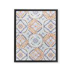 Artsy Leaf Symphony Framed Canvas Print Gallery Image 8