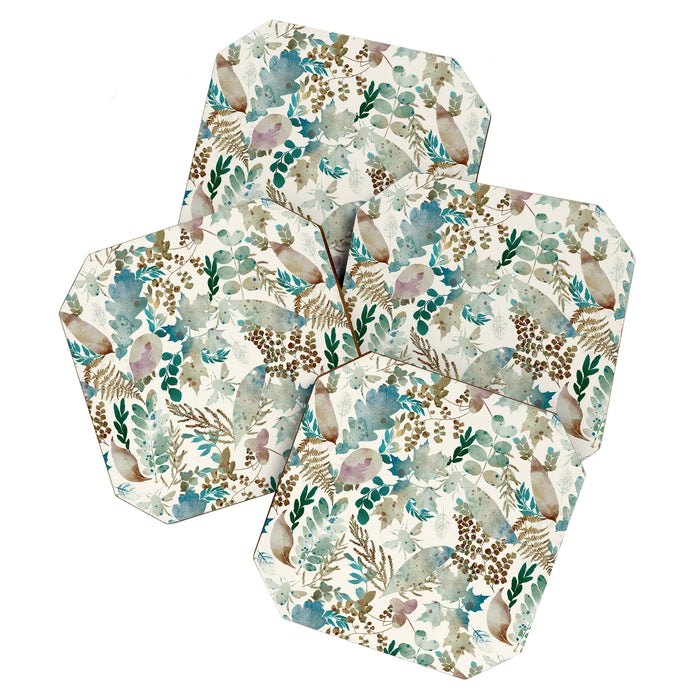 Autumn Botanical Bliss  Coaster Gallery Image 1