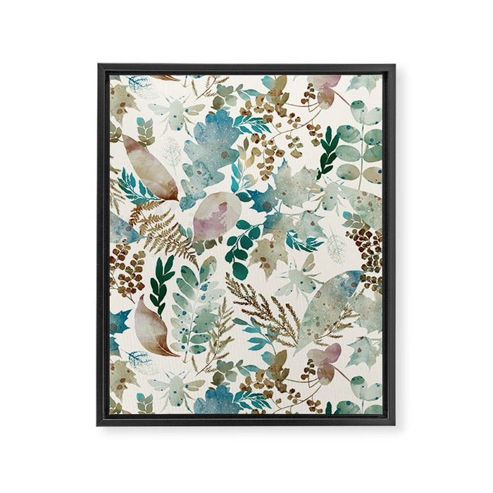 Autumn Botanical Bliss  Framed Canvas Print Gallery Image 1