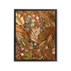 Autumn leafy wild forest B Framed Canvas Print Gallery Image 8