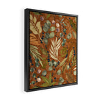 Autumn leafy wild forest B Framed Canvas Print Gallery Image 2