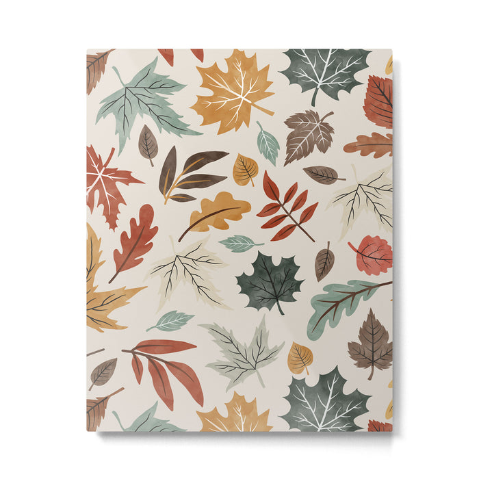 Autumn leaves fall IU Metal Print Gallery Image 1