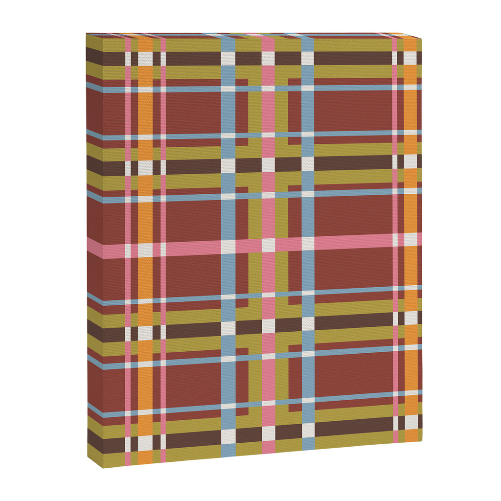 Autumn Tartan Charm Canvas Print Gallery Image 8