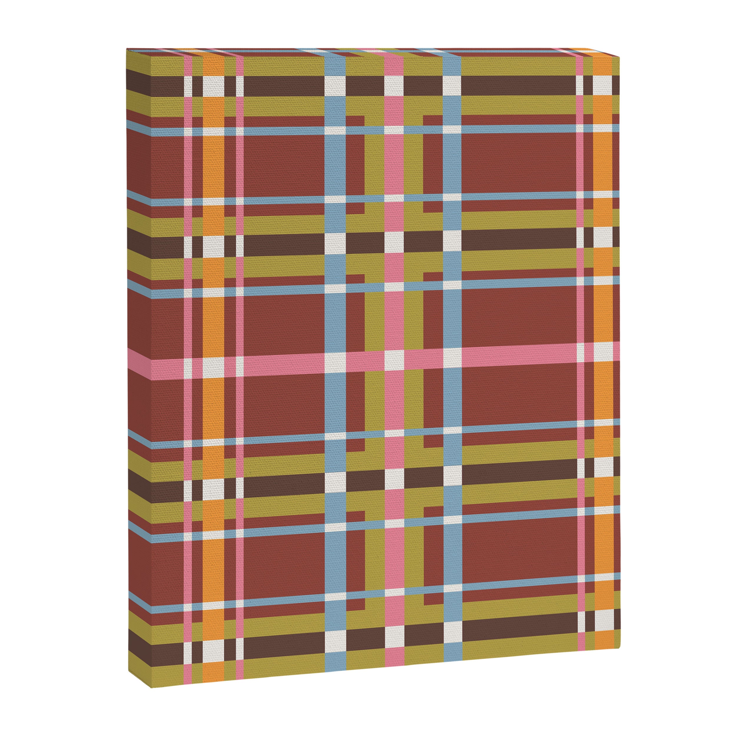 Autumn Tartan Charm Canvas Print Gallery Image 8