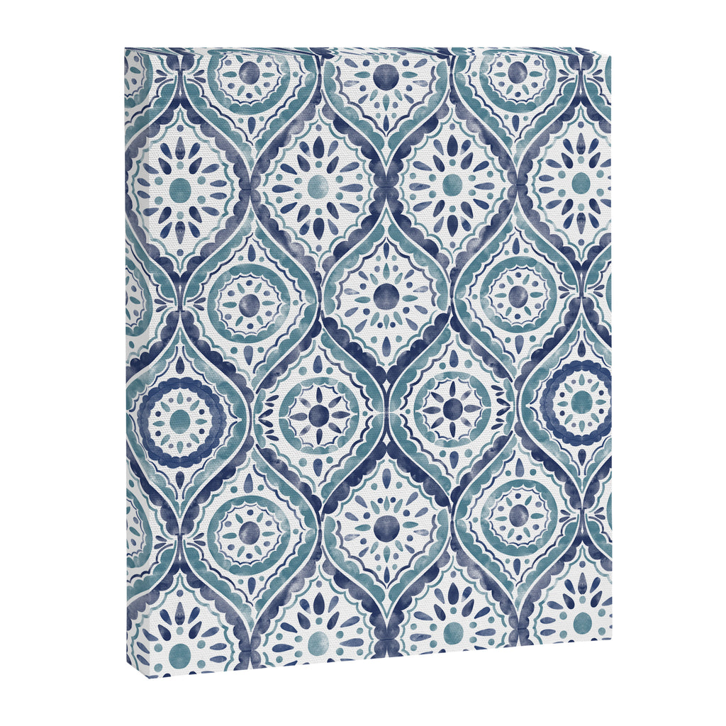 Azure Medallion Motif Canvas Print Gallery Image 8