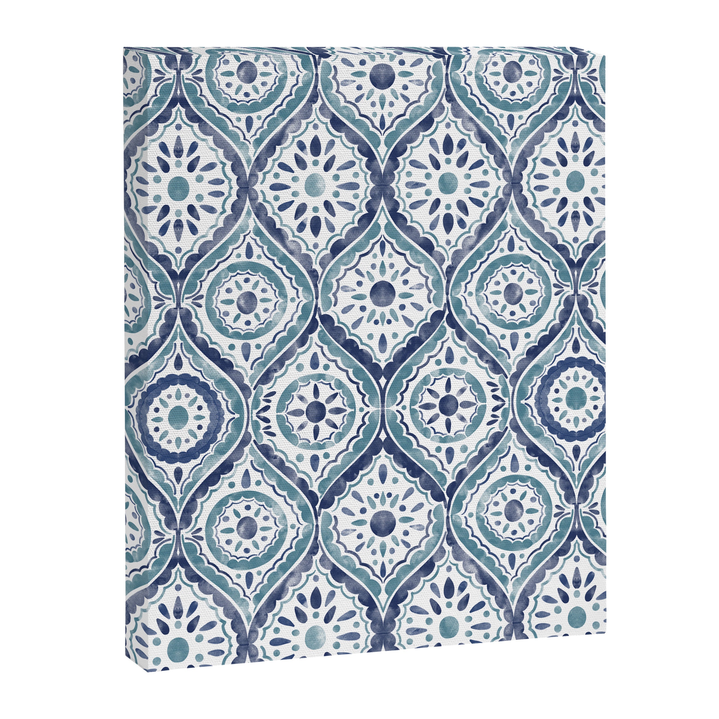 Azure Medallion Motif Canvas Print Gallery Image 8