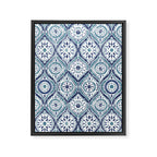 Azure Medallion Motif Framed Canvas Print Gallery Image 8