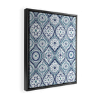 Azure Medallion Motif Framed Canvas Print Gallery Image 2