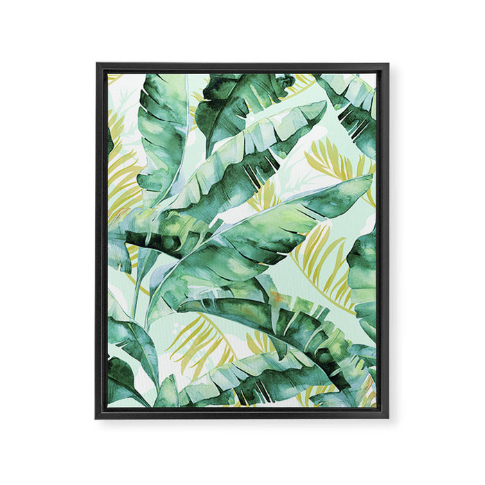 Banana leaf Framed Canvas Print Gallery Image 1