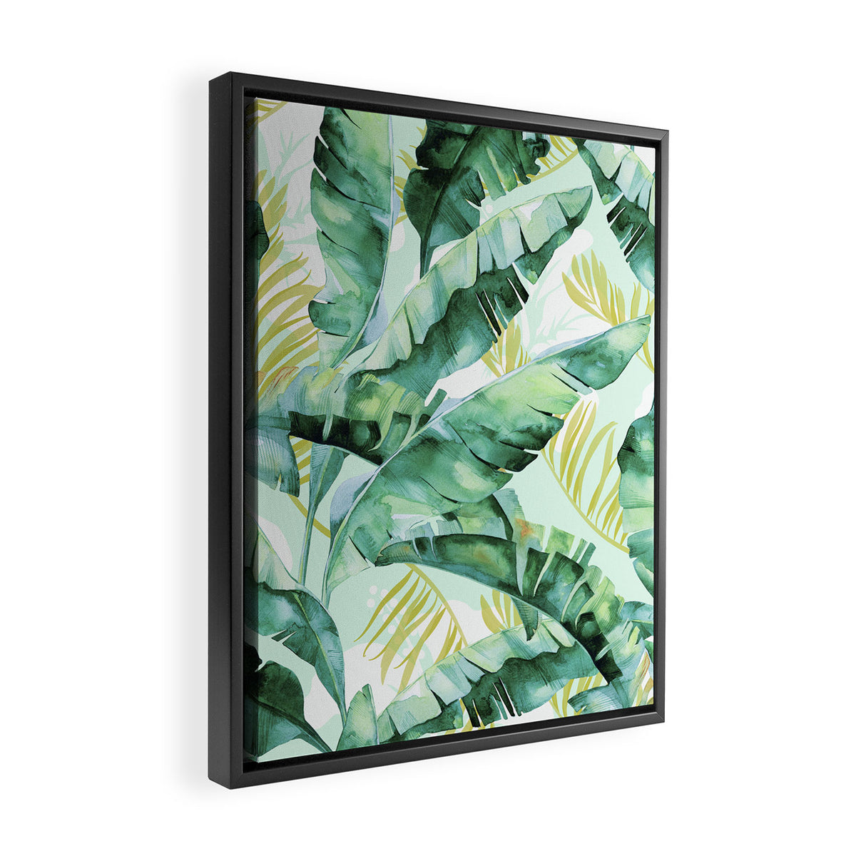 Banana leaf Framed Canvas Print Gallery Image 2