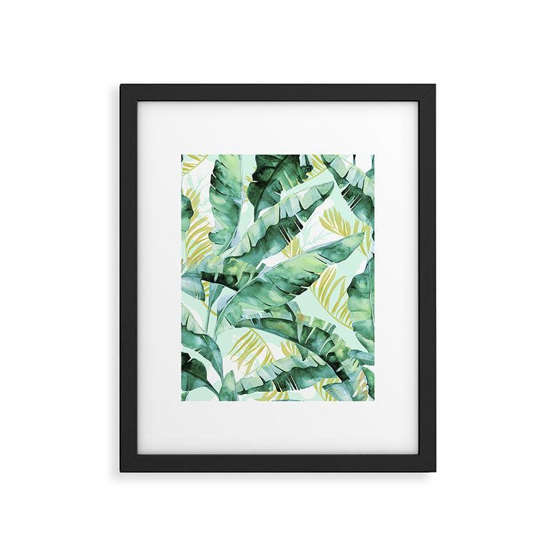 Banana leaf Framed Art Print Gallery Image 6