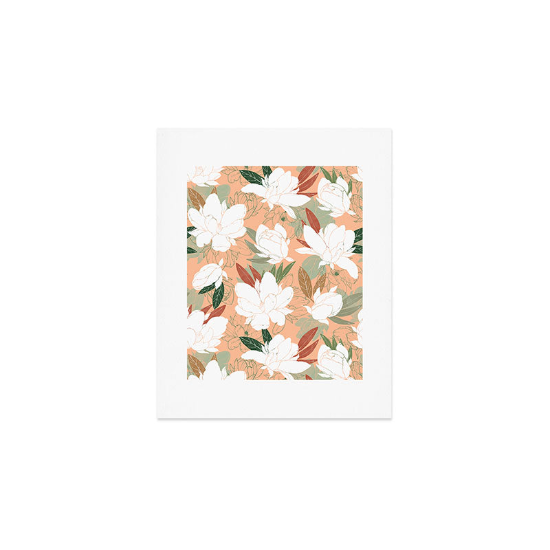 Big floral blossoms PF24 Art Print Gallery Image 1