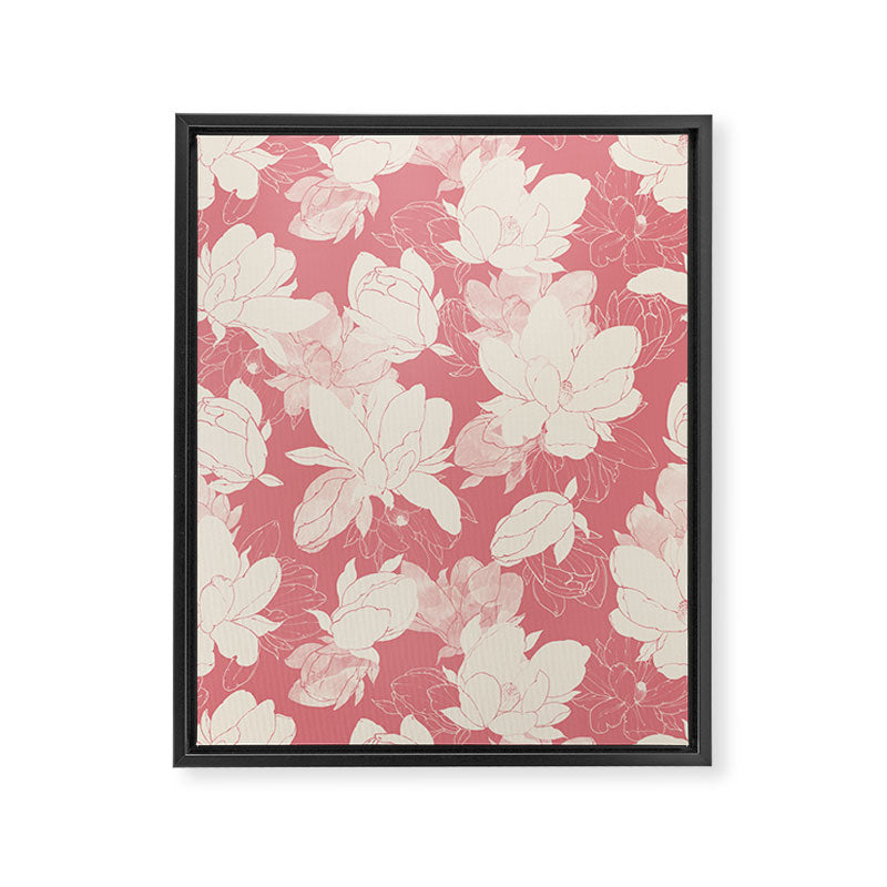 Big floral blossoms-SSF Framed Canvas Print Gallery Image 8