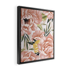 Big pink bouquet flowers S Framed Canvas Print Gallery Image 2