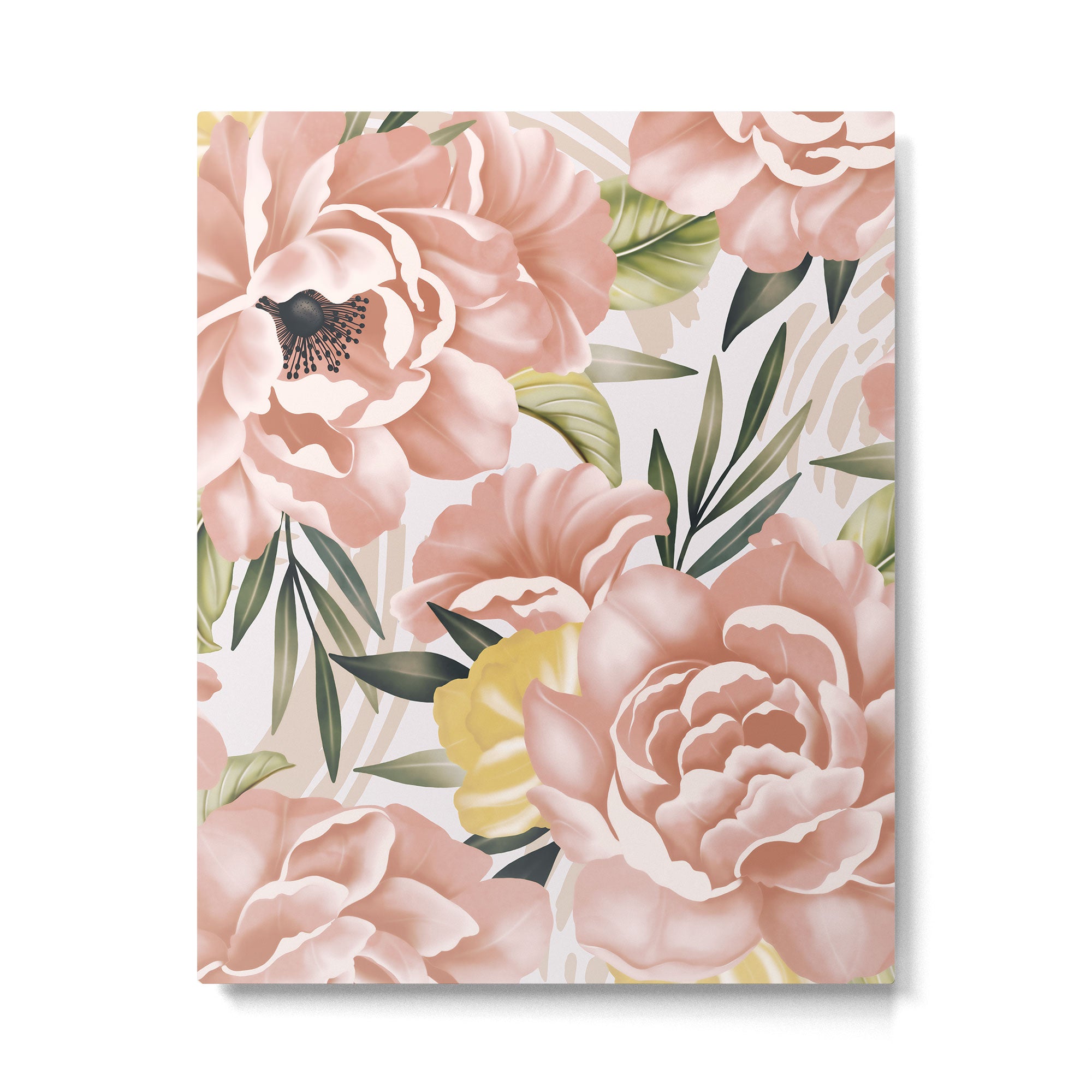 Big pink bouquet flowers S Metal Print Gallery Image 6