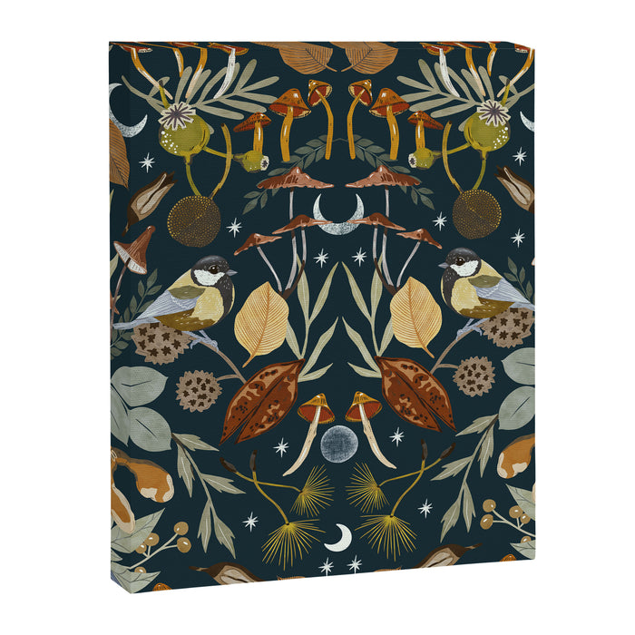 Birds in Autumn Night DP Canvas Print Gallery Image 1