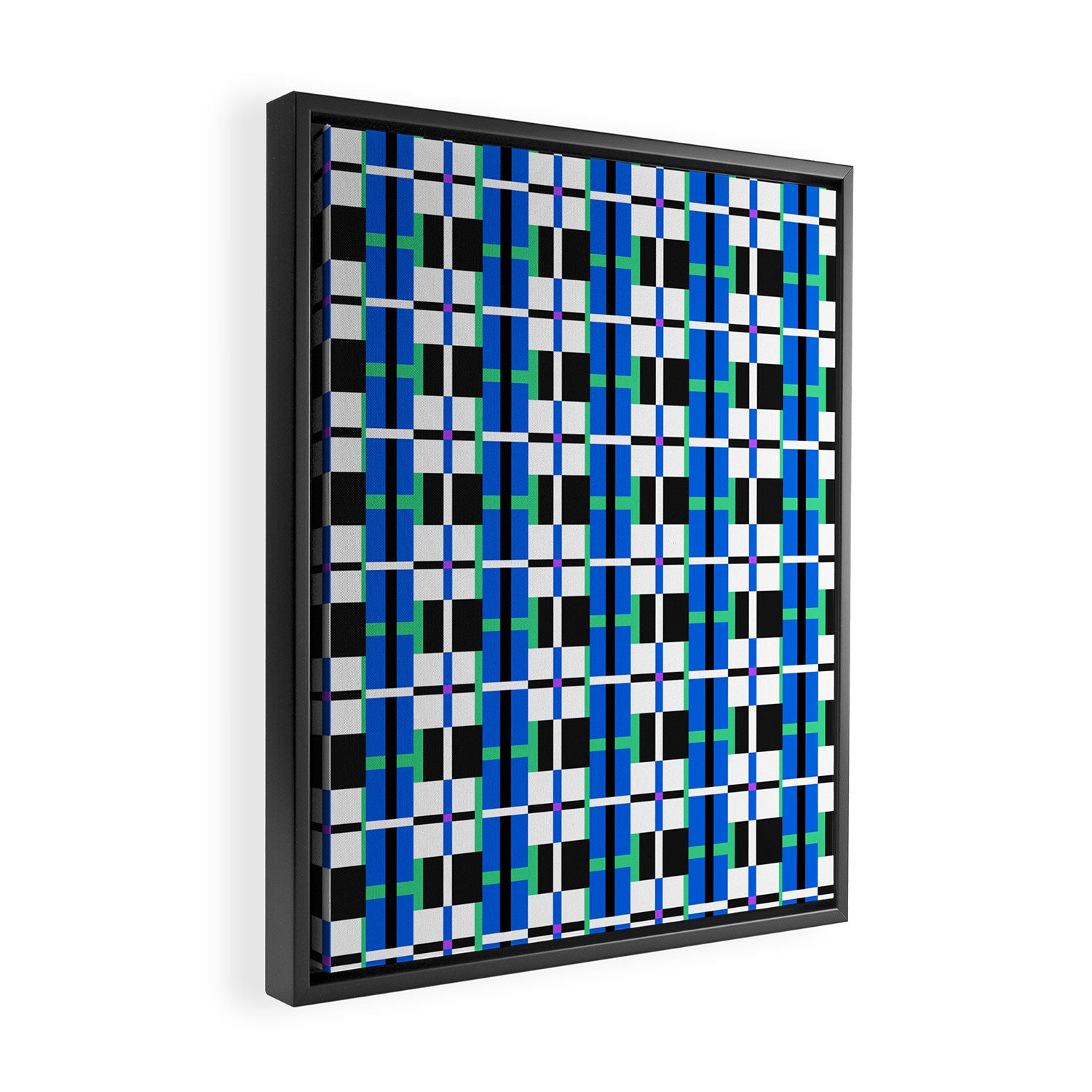 Blod Linear Aesthetics B Framed Canvas Print Gallery Image 2
