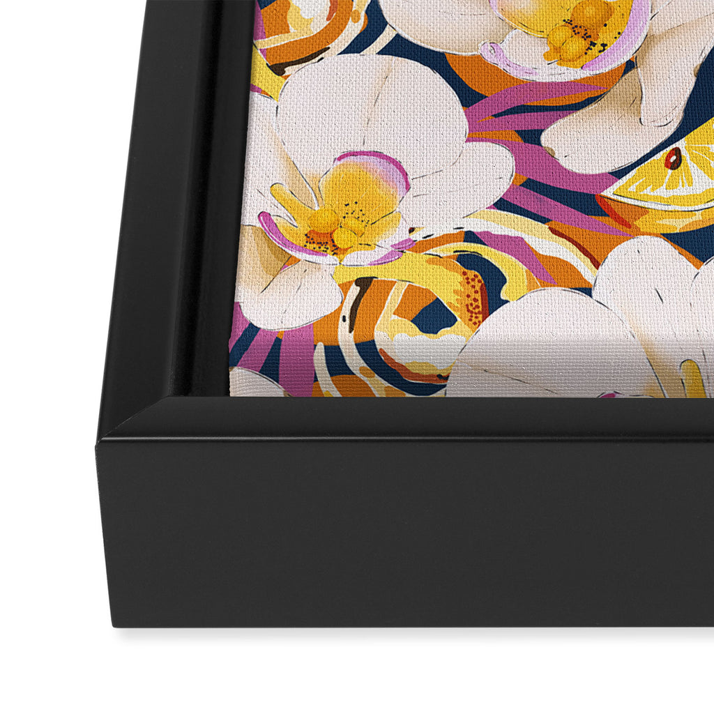 Bloom Tropic Essence Framed Canvas Print Gallery Image 3