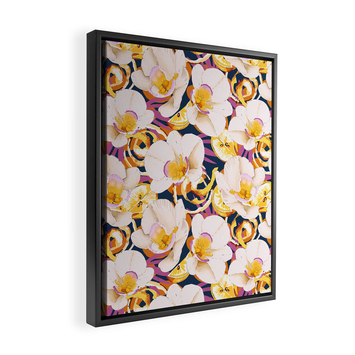 Bloom Tropic Essence Framed Canvas Print Gallery Image 2