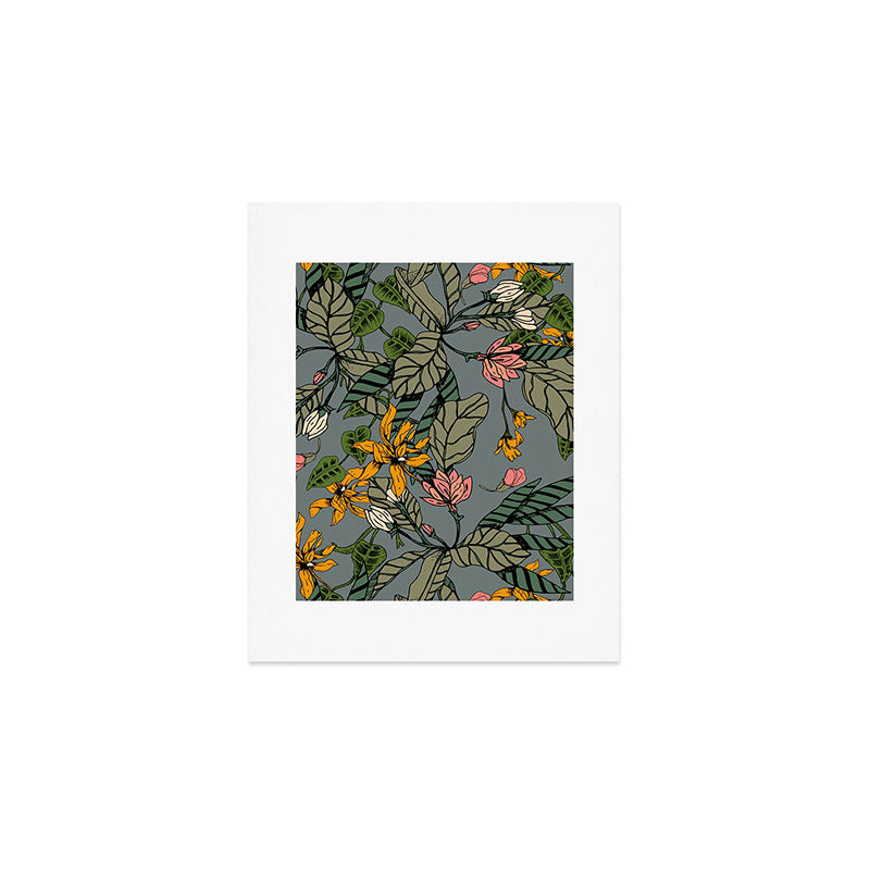 blooming flower botanical Art Print Gallery Image 1