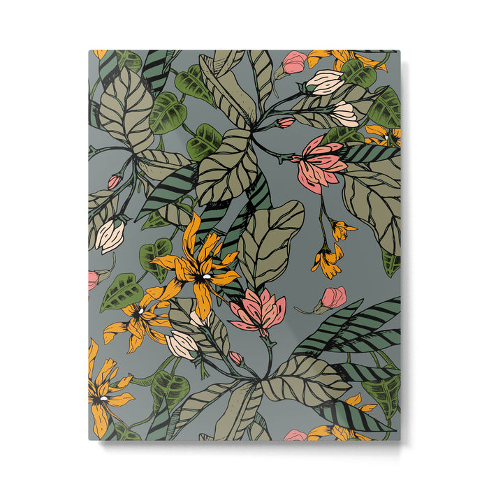 blooming flower botanical Metal Print Gallery Image 1