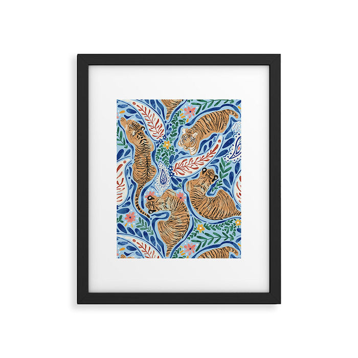 Blue Safari Adventure Framed Art Print Gallery Image 1