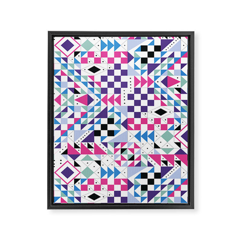 BM3 Tribal geometric Framed Canvas Print Gallery Image 8