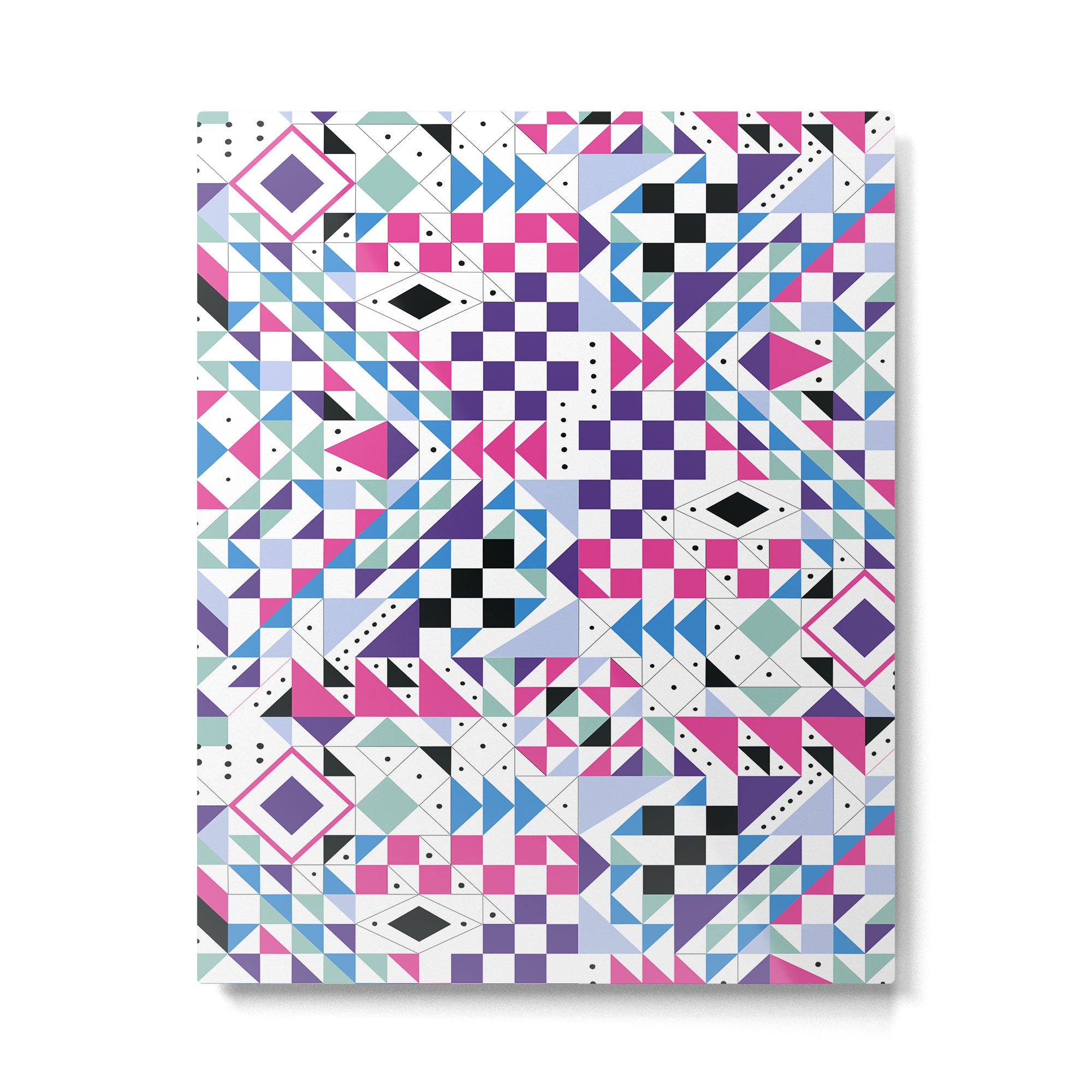 BM3 Tribal geometric Metal Print Gallery Image 6
