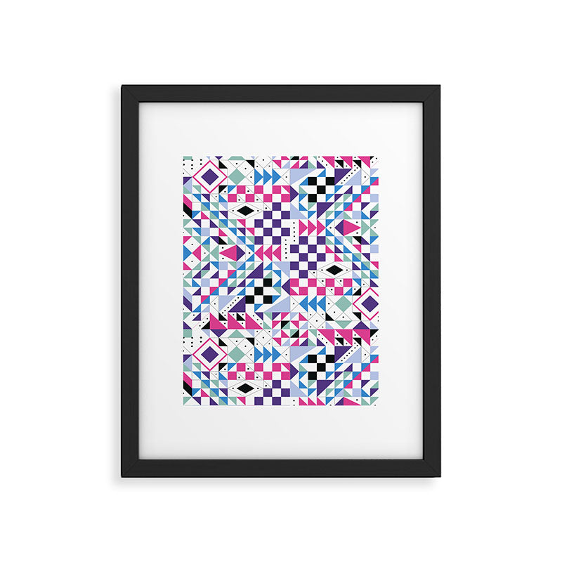 BM3 Tribal geometric Framed Art Print Gallery Image 6