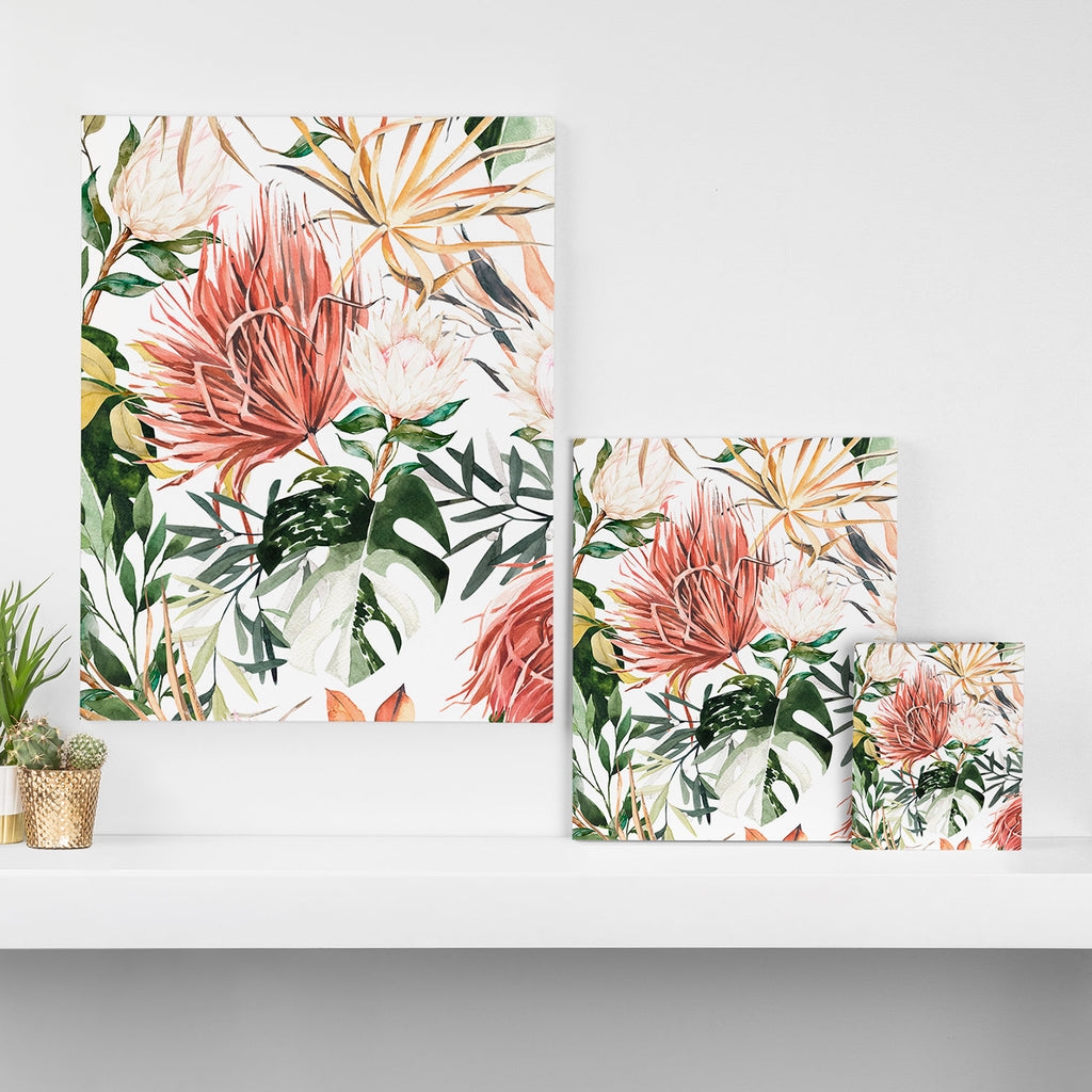 Bohem tropical bloom 003 Canvas Print Gallery Image 3