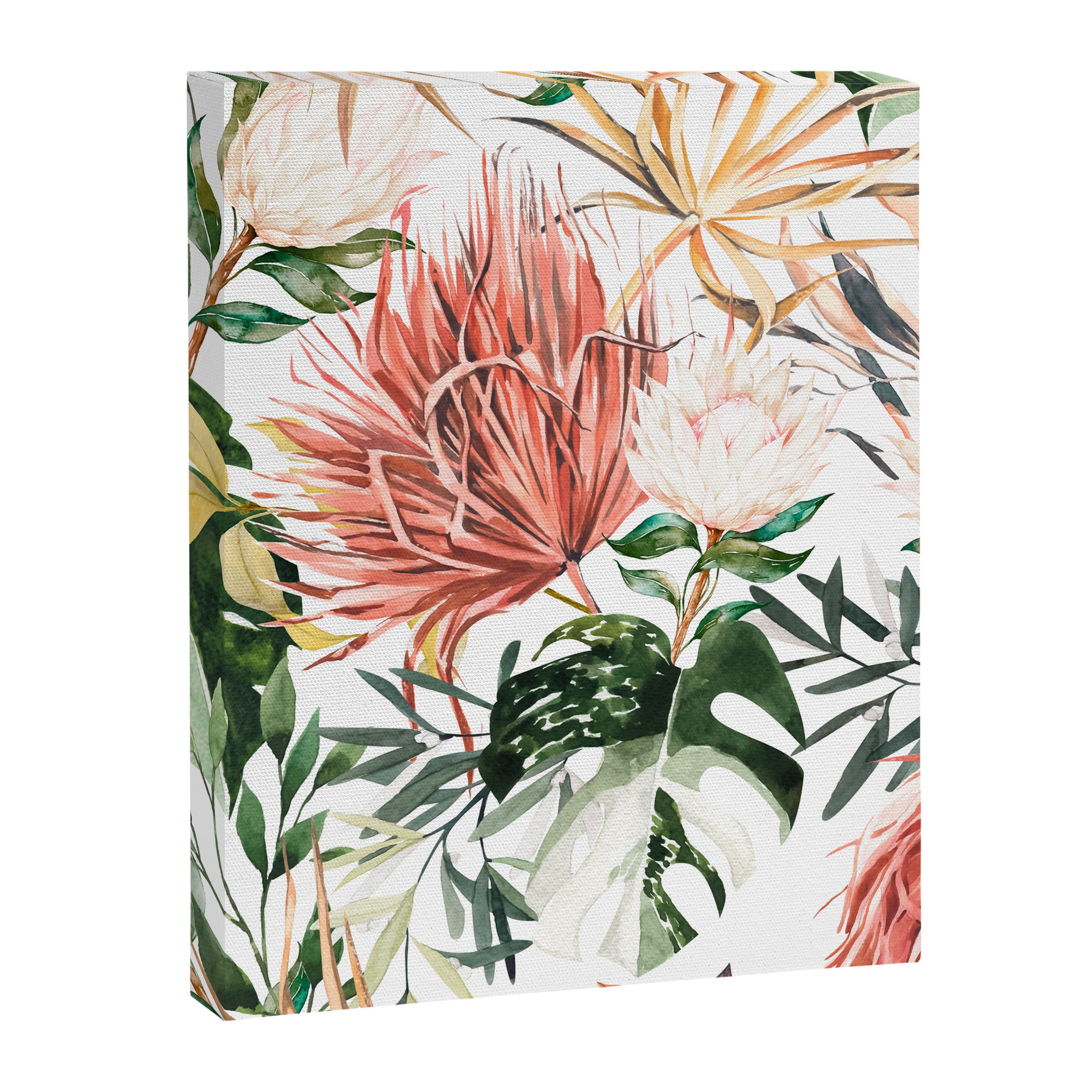 Bohem tropical bloom 003 Canvas Print Gallery Image 8