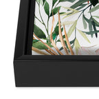 Bohem tropical bloom 003 Framed Canvas Print Gallery Image 3