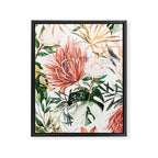 Bohem tropical bloom 003 Framed Canvas Print Gallery Image 8
