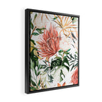 Bohem tropical bloom 003 Framed Canvas Print Gallery Image 2