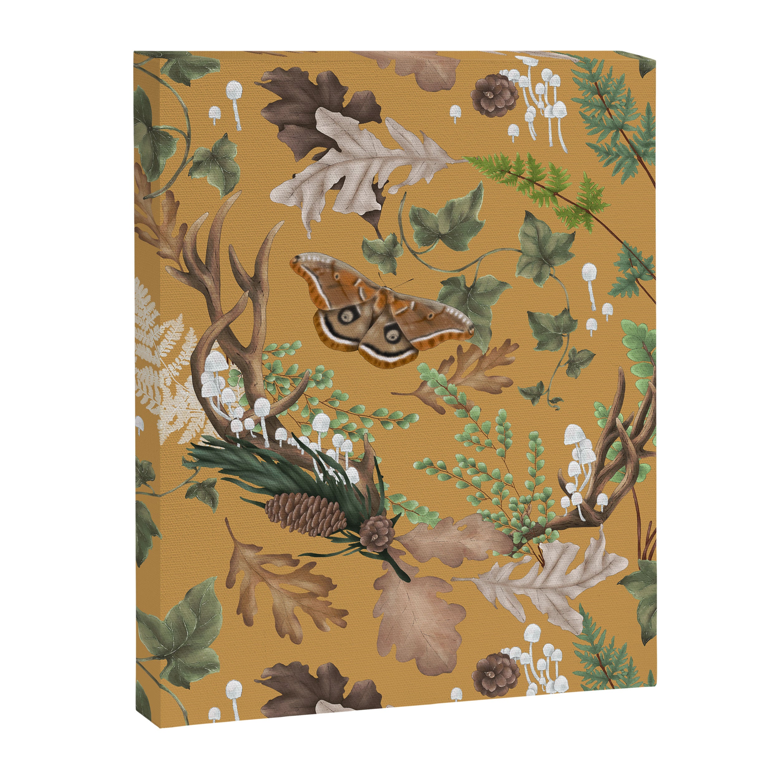 Bohemian Leafy Forest Canvas Print Gallery Image 8