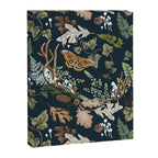Bohemian leafy forest at night Canvas Print Gallery Image 8