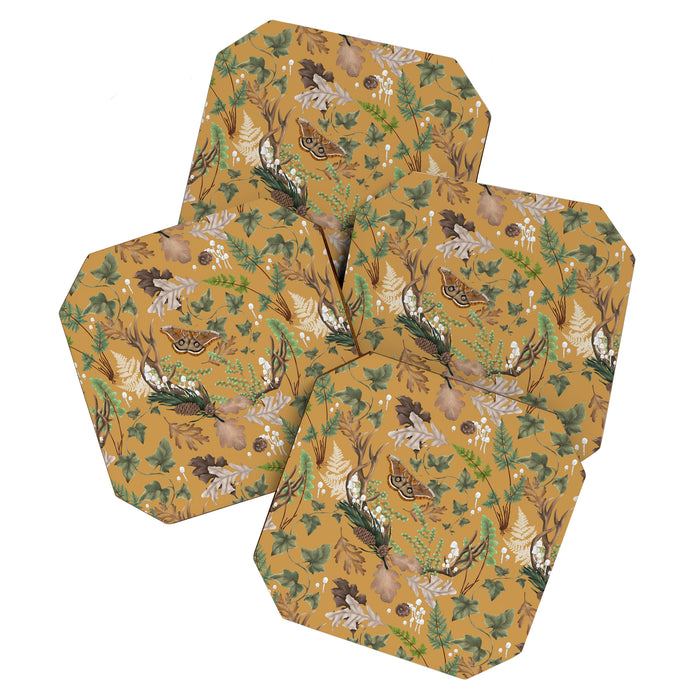 Bohemian Leafy Forest Coaster Gallery Image 1