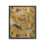 Bohemian Leafy Forest Framed Canvas Print Gallery Image 8